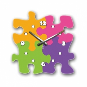 Современные настенные часы Puzzle
