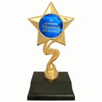 Статуэтка Золотая Звезда За освоение офисной техники