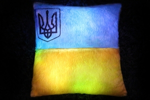 Светящаяся подушка  Флаг Украины