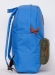 Рюкзак GiN Bronx голубой с карманом хаки