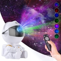 Лазерный ночник-проектор звёздного неба от USB Астронавт с пультом