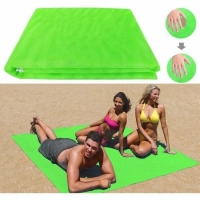 Пляжный коврик анти-песок 200х200 см (салатовый)
