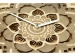 Деревянные часы Цветок лотоса