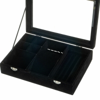 Jewelry box 20x28x6.5 cm (Black)