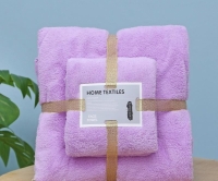 Bathroom towel set of 2 Supersoft (lilac)