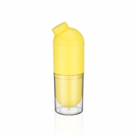 Бутылка для воды и стакан (Желтый)