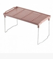 Складная Полка - столик, подставка, стеллаж 31х19,5 (Розовый)