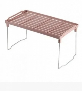Складная Полка - столик, подставка, стеллаж 31х19,5 (Розовый)