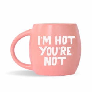 Чашка I am hot (Розовая)