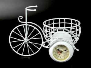 Часы Вело Колеса с Корзиной