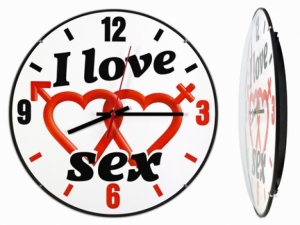 Часы настенные I love sex №2