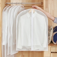 Чехол для одежды 60х100 прозрачный белый 5шт