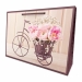 Подарочный пакет Flower bicycle 24.5х35х10см