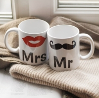 Парные чашки Mrs & Mr