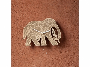 Деревянные часы Священный слон