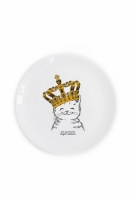 Фото Детская тарелка Котёнок в короне