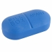Контейнер для таблеток на 6 отделений синий