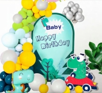 Набор воздушных шаров для фото на день рождения Динозавр