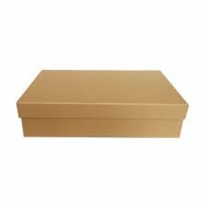 Подарочная коробка крафт 33х18х8 см