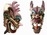 Этническая маска Дракон Раджа 70 см