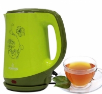 Электрический чайник с рисунком CB 2842 (зеленый)