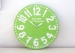 Настенные часы Нью-Йорк (яблочно-зелёные)
