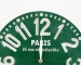 Часы Париж (изумрудно-зелёный)