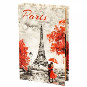 Книги сейф Париж осенью 26 см с кодовым замком
