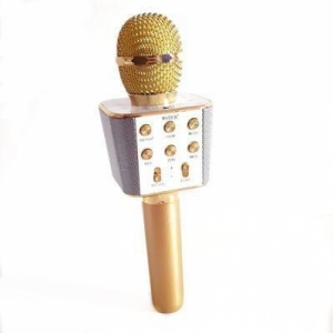 Караоке Микрофон WS-1688 Gold
