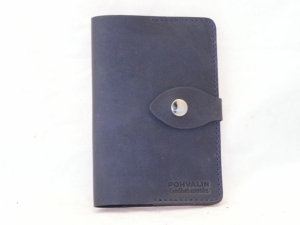 Кожаная Обложка на паспорт Julia Blue