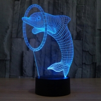 3D ночник Дельфин