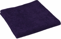 Махровое полотенце фиолетовое 70х140 см