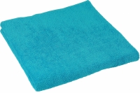 Махровое полотенце голубое 70х140 см