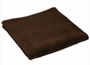 Махровое полотенце коричневое 70х140 см