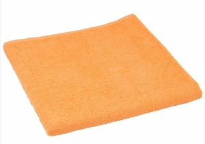 Махровое полотенце персиковое 70х140 см