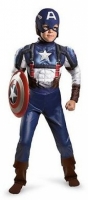 Маскарадный костюм Капитан Америка объемный
