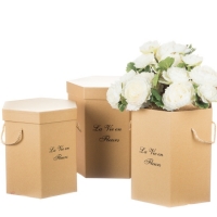 Набор коробок для цветов La Vie en Cream (3 шт.)