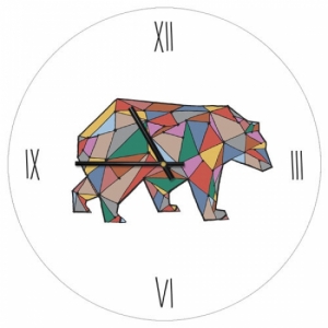 Настенные Часы Медведь 36 см
