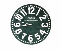 Настенные Часы Париж (чёрные)