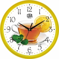 Настенные Часы Сlassic Чайная Церимония Yellow