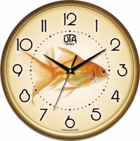 Настенные Часы Сlassic Золотая Рыбка Gold