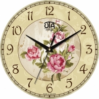 Настенные Часы Vintage Эмели (бежевые)