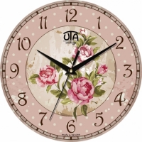 Настенные Часы Vintage Эмели (розовые)