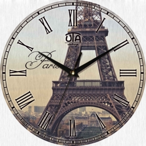 Настенные Часы Vintage Эйфелева башня