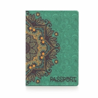 Обложка для паспорта Золотые узоры