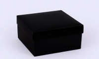 Фото Подарочная коробка Grand черная 14х14х7 см