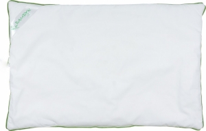 Подушка бамбуковая для новорожденного белая 40х60