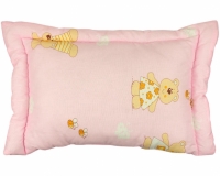 Подушка детская розовая 40х60