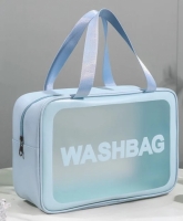 Прозрачная сумка-косметичка Washbag Big Blue 30 см
