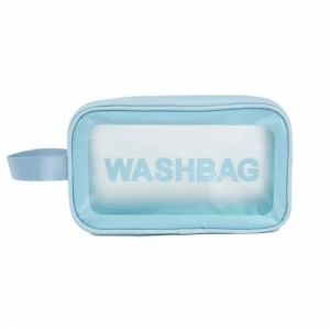 Прозрачная сумка-косметичка Washbag Big Blue 26см